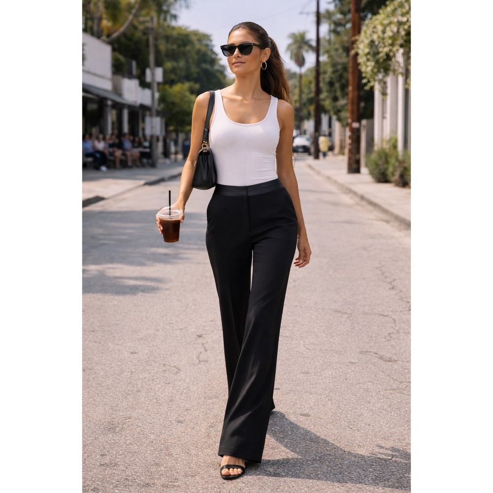 Emporio Armani Black Trousers – Size IT 42 (US 6)